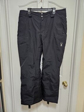 Spyder Woman's Black Ski Pants - Insulated Waterproof Performance